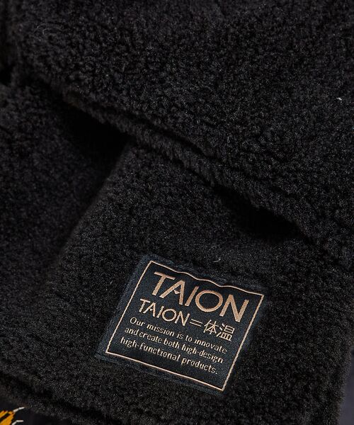 ABAHOUSE / アバハウス マフラー・ショール・スヌード・ストール | 【WEB限定】TAION/タイオン リバーシブル ダウンマフラー-ソフトシェルR | 詳細7