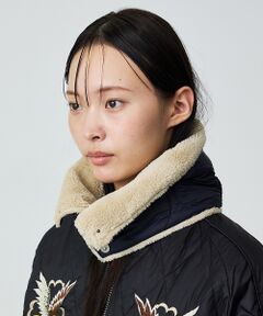 ABAHOUSE / アバハウス マフラー・ショール・スヌード・ストール | 【WEB限定】TAION/タイオン リバーシブル ダウン ネックゲイター(R20