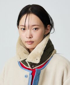 ABAHOUSE / アバハウス マフラー・ショール・スヌード・ストール | 【WEB限定】TAION/タイオン リバーシブル ダウン ネックゲイター(R20