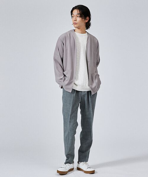ABAHOUSE / アバハウス カーディガン・ボレロ | 【ノーカラー】ライト ジョーゼット カーディガン / ボタンレスカーディガン | 詳細10