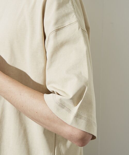 ABAHOUSE / アバハウス Tシャツ | 【ヴィンテージ風】ピグメントプリント　刺繍Tシャツ | 詳細6