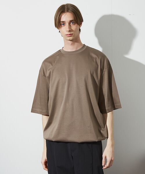 ABAHOUSE / アバハウス Tシャツ | 【ドローコード】Wシルケット ドレープ Tシャツ / オーバーサイズ | 詳細23