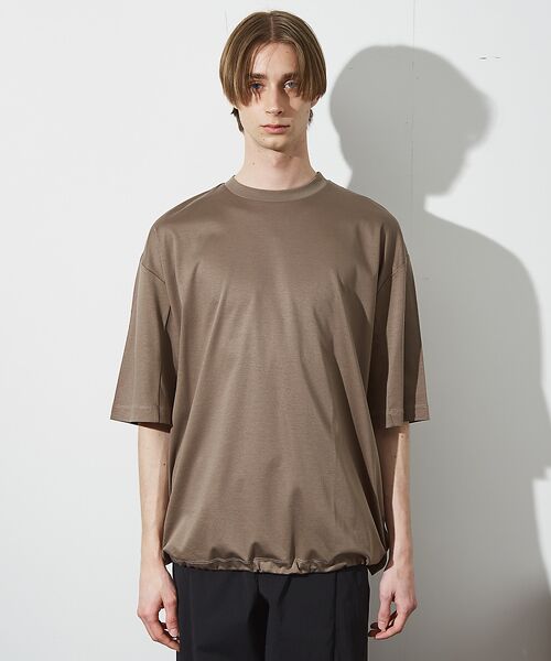 ABAHOUSE / アバハウス Tシャツ | 【ドローコード】Wシルケット ドレープ Tシャツ / オーバーサイズ | 詳細22