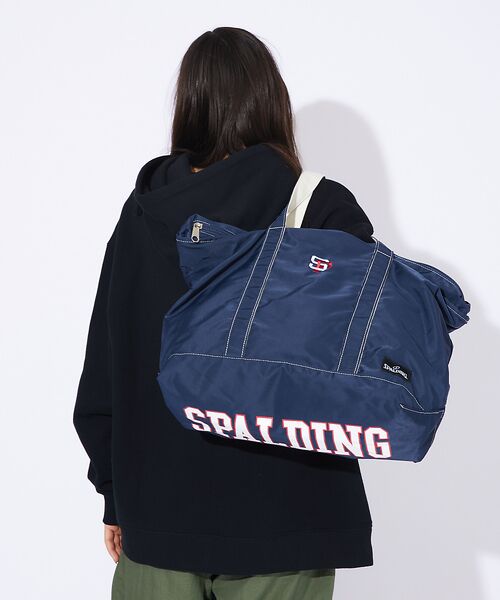 ABAHOUSE / アバハウス トートバッグ | 【SPALDING / スポルティング】 COLLEGE TOTE BAG | 詳細1