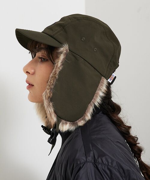 ABAHOUSE / アバハウス ハット | 【DICKIES/ディッキーズ】EX FUR EARMUFF JET CAP/耳 | 詳細2