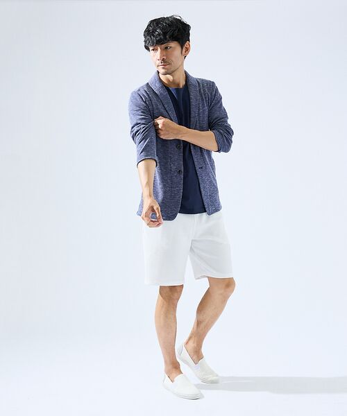 ABAHOUSE / アバハウス ショート・ハーフ・半端丈パンツ | 【セットアップ対応】フクレジャガード リラックス ショートパンツ | 詳細2