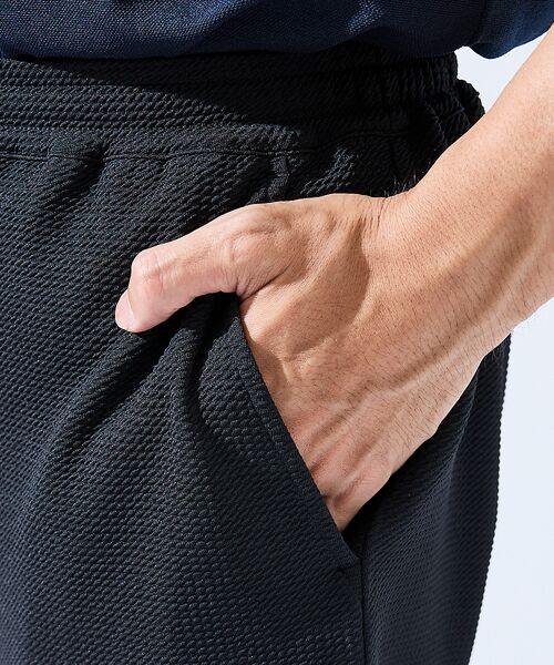 ABAHOUSE / アバハウス ショート・ハーフ・半端丈パンツ | 【セットアップ対応】フクレジャガード リラックス ショートパンツ | 詳細12