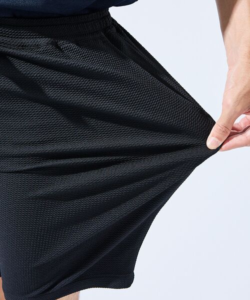 ABAHOUSE / アバハウス ショート・ハーフ・半端丈パンツ | 【セットアップ対応】フクレジャガード リラックス ショートパンツ | 詳細14