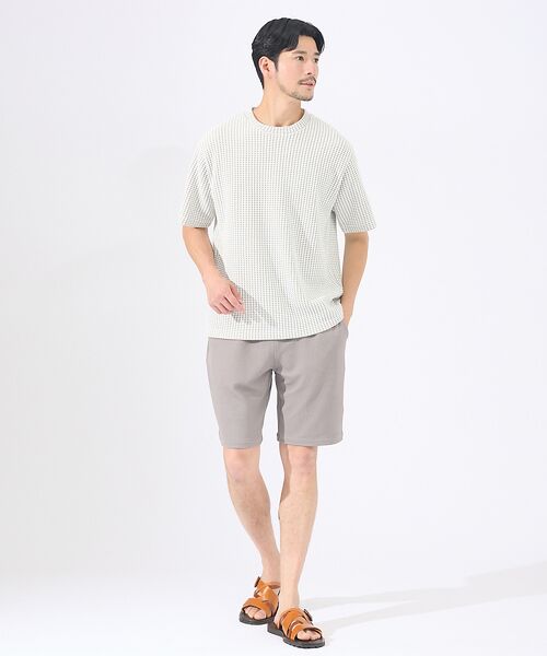 美品★peu pres プープレ 泡だて器ジャガード タック パンツ グレー m66558012513_1.jpg?1719649677