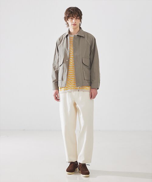 ABAHOUSE / アバハウス ブルゾン | 【撥水】パウダーピーチ ウェザーブルゾン/ A-2型 | 詳細5