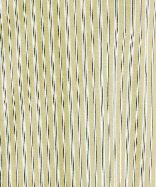 ABAHOUSE / アバハウス シャツ・ブラウス | 【バイアスヨーク】ストライプ バンドカラーシャツ / オーバーサイズ | 詳細2