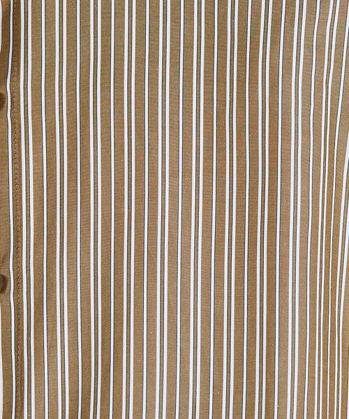 ABAHOUSE / アバハウス シャツ・ブラウス | 【バイアスヨーク】ストライプ バンドカラーシャツ / オーバーサイズ | 詳細28