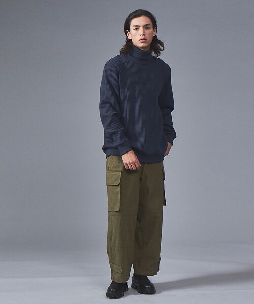 ABAHOUSE / アバハウス Tシャツ | 【JEMORGAN/ジェーイーモーガン】ビックワッフル タートルネック カットソ | 詳細11