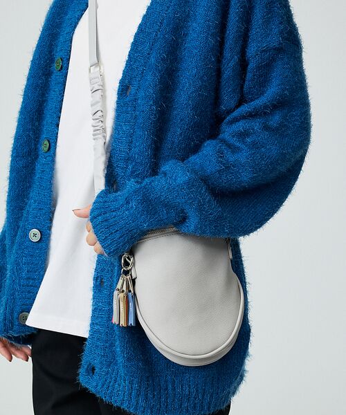 ABAHOUSE / アバハウス ショルダーバッグ | 【cheek】C23005 egg pouch shoulder/ショルダーポー | 詳細15