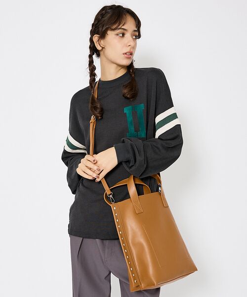 ABAHOUSE / アバハウス トートバッグ | 【cheek /チーク】rivet 2way tote/リベット2way トート | 詳細24