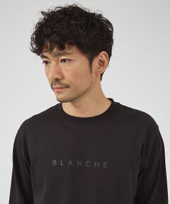 【BLANCHE】ベアポンチ ロゴ 長袖Tシャツ