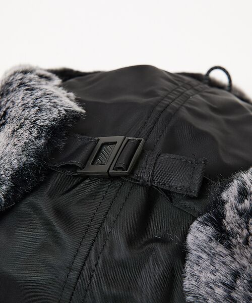 ABAHOUSE / アバハウス ハット | 【POLeR/ポーラー】FLIGHT NYLON FUR/パイロットキャップ/フ | 詳細5