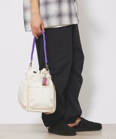 ABAHOUSE / アバハウス ショルダーバッグ | 【cheek/チーク】kinchaku code2WAY tote/巾着2WAY