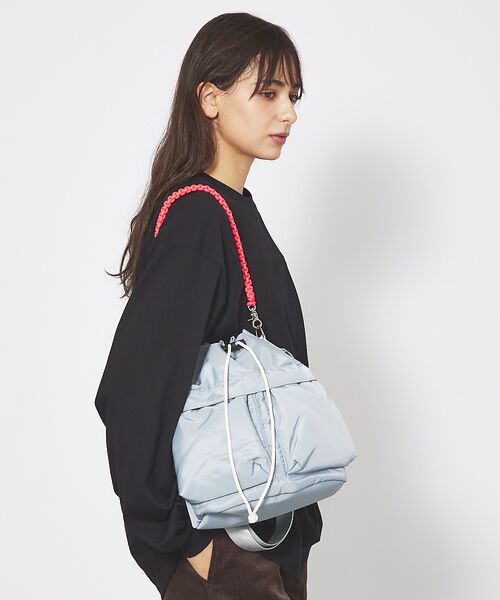 ABAHOUSE / アバハウス ショルダーバッグ | 【cheek/チーク】kinchaku code2WAY tote/巾着2WAY | 詳細16