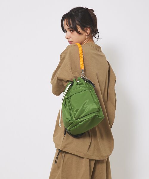 ABAHOUSE/アバハウス 【cheek/チーク】kinchaku code2WAY tote/巾着2WAY カーキ F ABAHOUSE/アバハウス 【cheek/チーク】kinchaku code2WAY tote/巾着2WAY カーキ F