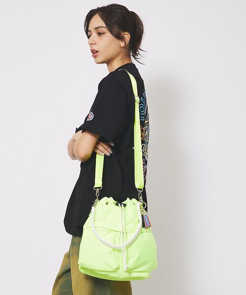 ABAHOUSE/アバハウス 【cheek/チーク】kinchaku code2WAY tote/巾着2WAY イエロー F ABAHOUSE/アバハウス 【cheek/チーク】kinchaku code2WAY tote/巾着2WAY イエロー F
