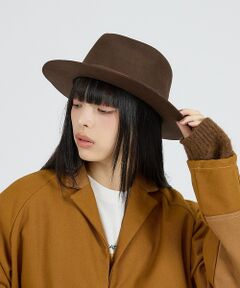 ABAHOUSE / アバハウス ハット | 【RUBEN/ルーベン】フェルトロングブリムハット / FELT LONG Wi