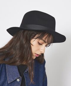 【RUBEN/ルーベン】MIDDLE BRIM HAT/ミドルウールブリムハット