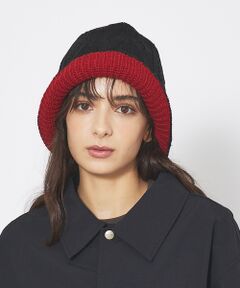 【RUBEN/ルーベン】REVERSIBLE KNIT BUKET HAT/リバ