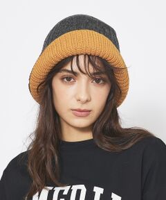 【RUBEN/ルーベン】REVERSIBLE KNIT BUKET HAT/リバ