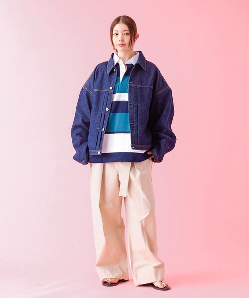 KURO / クロ】DENSE ONE WASH/ビンテージオーバーサイズデニ （G