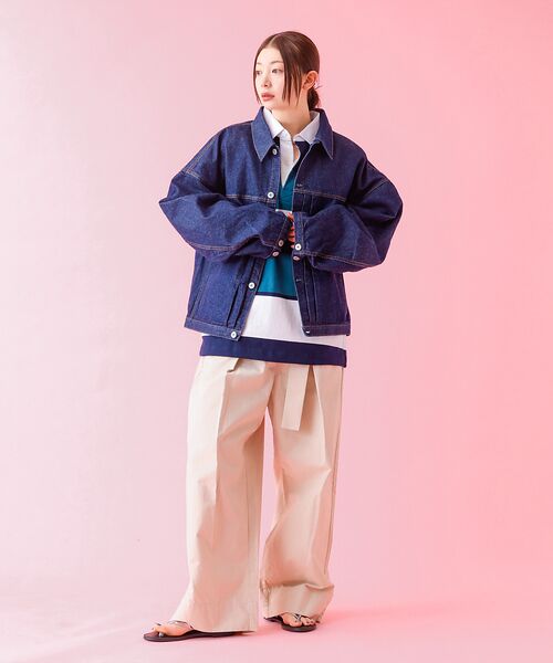 KURO / クロ】DENSE ONE WASH/ビンテージオーバーサイズデニ （G