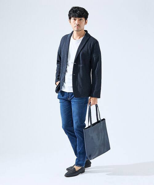 ABAHOUSE / アバハウス トートバッグ | スプリットレザー縦型トートバッグ | 詳細23