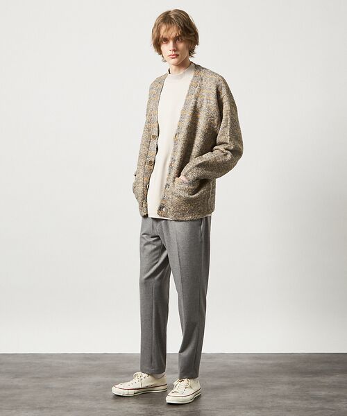 ABAHOUSE / アバハウス カーディガン・ボレロ | 【シャギー素材】ミックスループヤーン　カーディガン / メランジニット | 詳細7