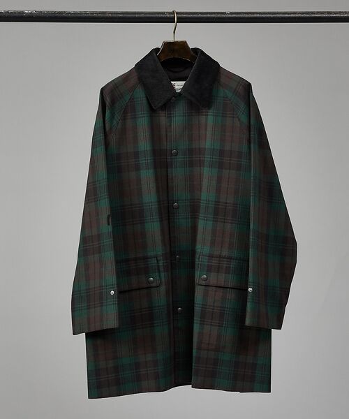 ABAHOUSE / アバハウス ステンカラーコート | 【Traditional Weatherwear】HARROGATE / チェッ | 詳細13