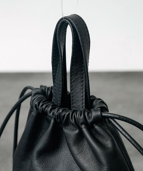 ABAHOUSE / アバハウス ショルダーバッグ | 【YArKA/ヤーカ】real leather drawstring shoul | 詳細7