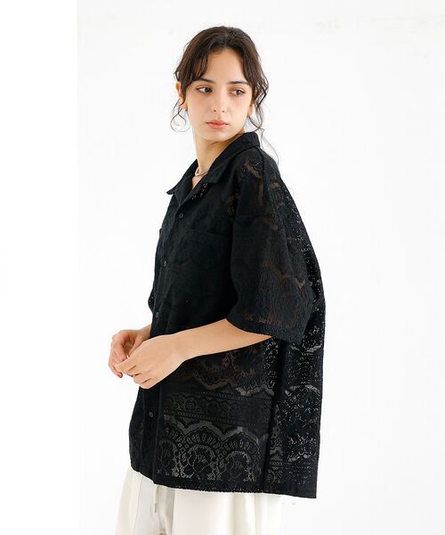 金*弘様 新品★クラブハウス★オリジナルパンツ★黒XL グラフィックワイドパンツ RAYON／COTTON CLOTH