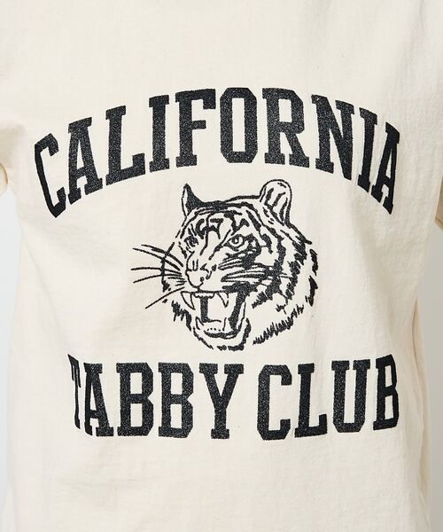 ABAHOUSE / アバハウス Tシャツ | 【MIXTA/ミクスタ 】CREW NECK TABBY CAT Tシャツ | 詳細16