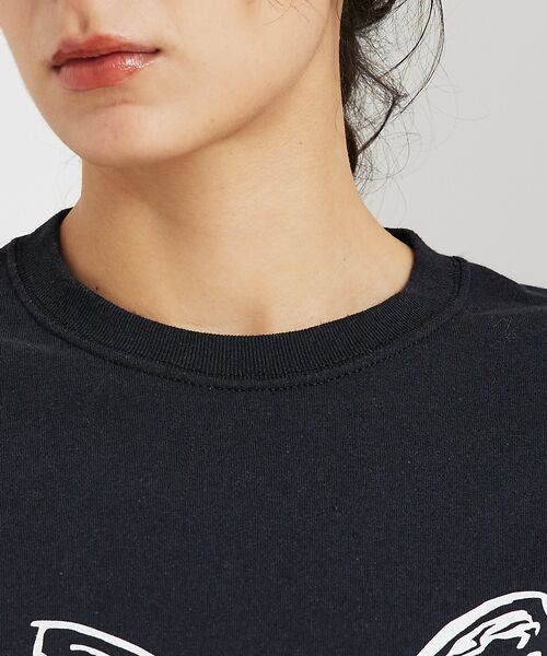 ABAHOUSE / アバハウス Tシャツ | 【JERZEES/ジャージーズ】 Black cat tee /odd eye/ | 詳細8