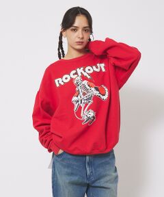 ABAHOUSE / アバハウス スウェット | 【JERZEES/ジャージーズ】ROCK OUT/スウェットクルー/ユニセックス