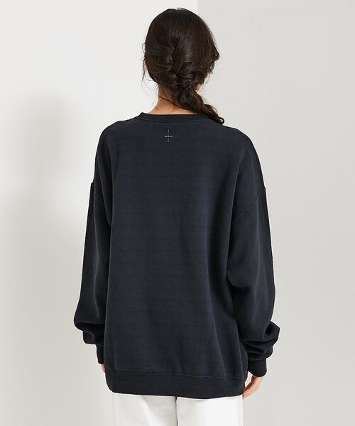 ABAHOUSE / アバハウス スウェット | 【JERZEES/ジャージーズ】 Black cat crew sweat /o | 詳細4