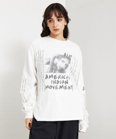 【REMI RELIEF / レミ レリーフ】 INDIAN天竺ロングTシャツ/