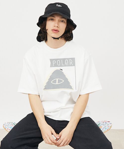 ABAHOUSE/アバハウス 【POLeR/ポーラー】SUMMIT POKCKET TEE/フロントポケットT ホワイト L ABAHOUSE/アバハウス 【POLeR/ポーラー】SUMMIT POKCKET TEE/フロントポケットT ホワイト L