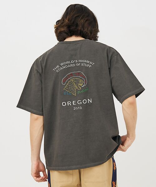 ABAHOUSE/アバハウス 【POLeR/ポーラー】PIGMENT SOUVENIR TEE/スーベニアTシ ブラック XL ABAHOUSE/アバハウス 【POLeR/ポーラー】PIGMENT SOUVENIR TEE/スーベニアTシ ブラック XL