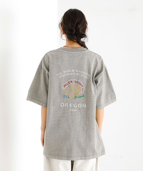 ABAHOUSE / アバハウス Tシャツ | 【POLeR/ポーラー】PIGMENT SOUVENIR TEE/スーベニアTシ | 詳細11