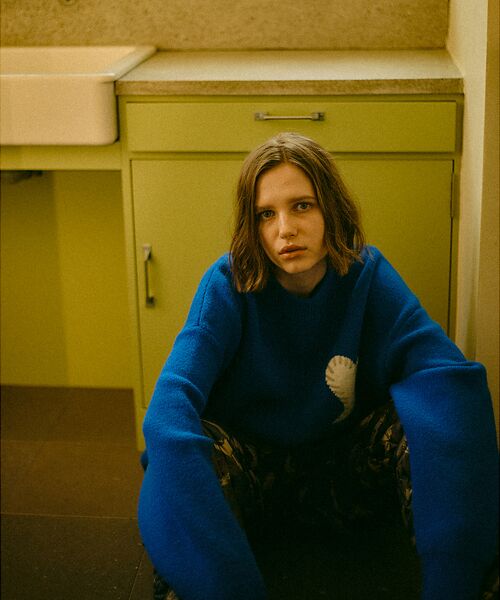 ABAHOUSE / アバハウス ニット・セーター | 【Revo.レボ】ワンポイントハートステッチルーズニット/ユニセックス/TH-3 | 詳細27