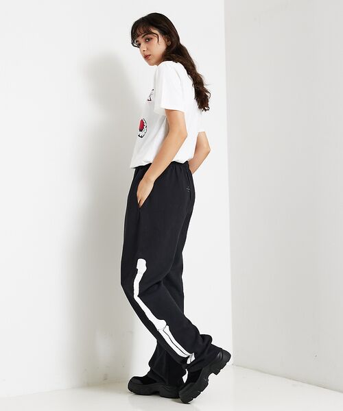 ABAHOUSE / アバハウス パンツ | 【JERZEES/ジャージーズ】Leg bones open bottom pa | 詳細2