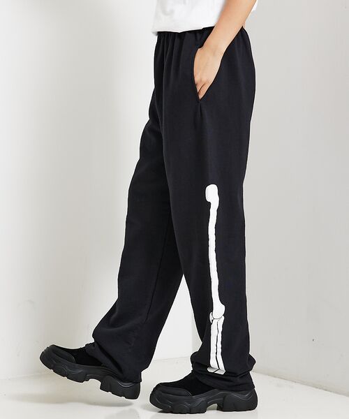 ABAHOUSE / アバハウス パンツ | 【JERZEES/ジャージーズ】Leg bones open bottom pa | 詳細4