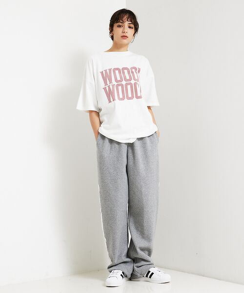 ABAHOUSE / アバハウス パンツ | 【JERZEES/ジャージーズ】Leg bones open bottom pa | 詳細13