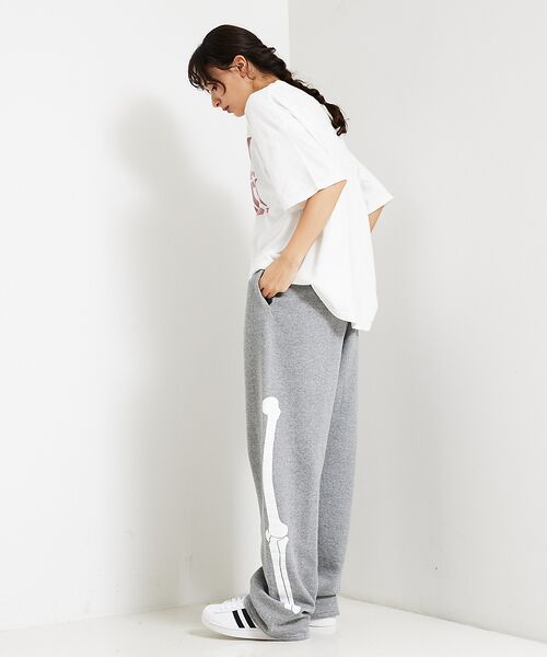 ABAHOUSE / アバハウス パンツ | 【JERZEES/ジャージーズ】Leg bones open bottom pa | 詳細15