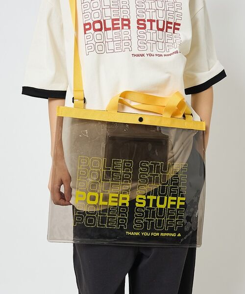 ABAHOUSE / アバハウス トートバッグ | 【POLeR/ポーラー】PVC POOL BAG/マルチプールバッグ/ユニセック | 詳細9